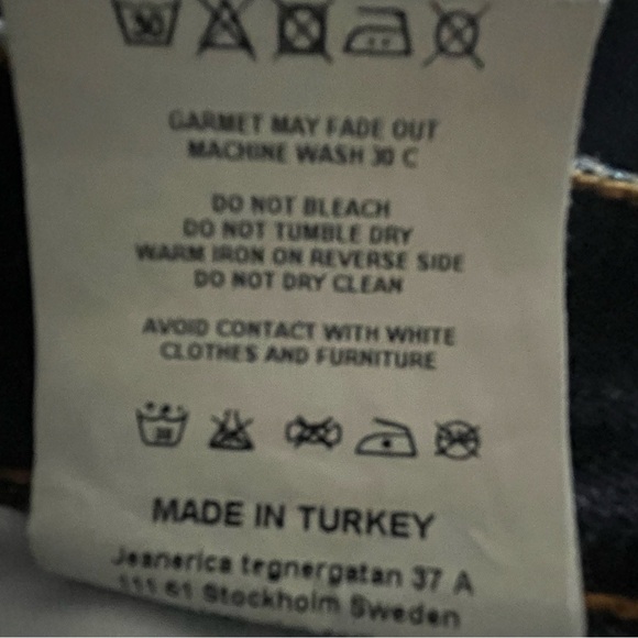 Jeanerica PW008 blue 2 weeks jeans size 25/32 - Picture 13 of 14